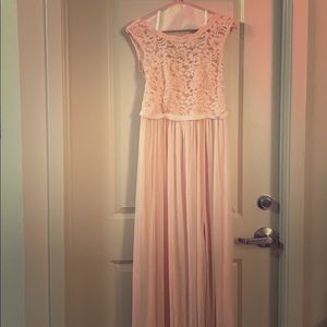 Pink bridesmaids dress